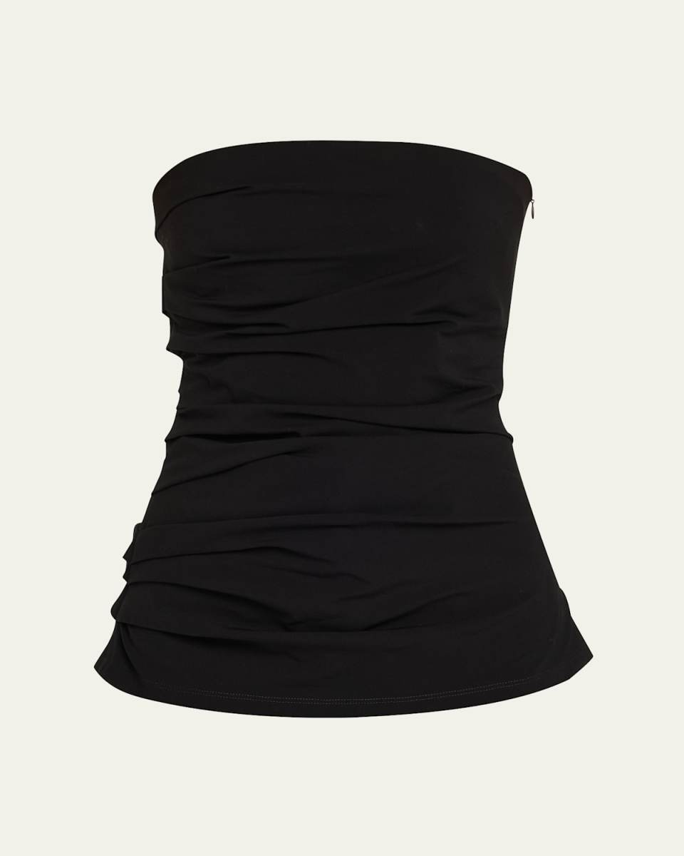 Lena Strapless Draped Bi-Stretch Top